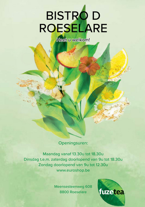 Euro Shop - Menukaart Bistro D Roeselare - Pagina 1