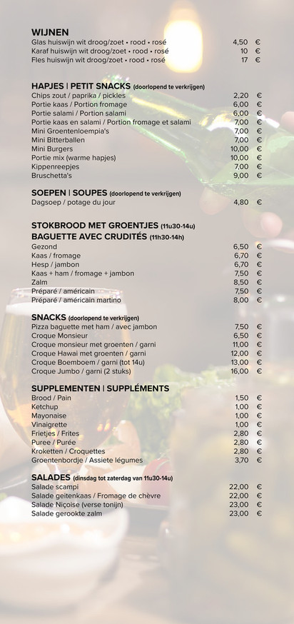 Euro Shop - Menukaart Bistro D Roeselare - Pagina 2